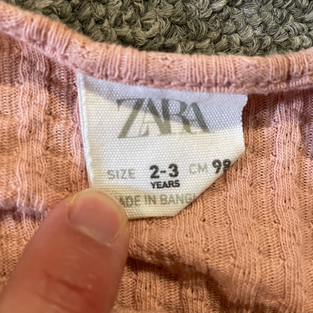 Zara Soft Pink Top - Picture 2 of 3